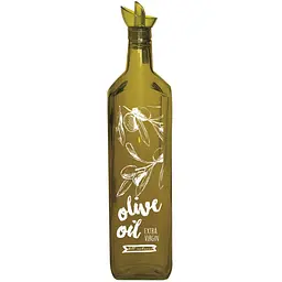 Пляшка для олії та оцту Herevin Oil&Vinegar Bottle-Green-Olive, 1 л, оливкова (151079-068)