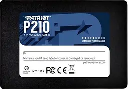 Твердотільний накопичувач SSD 512Gb, P210, SATA3, 2.5", 3D TLC, 520/430 МБ/с Patriot teh0019729