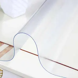 Силіконова скатертину М'яке скло Soft Glass Покриття для меблів 3.7х1.0м (товщина 1.0 мм) Матова - мініатюра 4