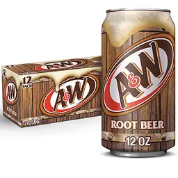 Блок газованого напою A&W Root Beer 12х355 мл