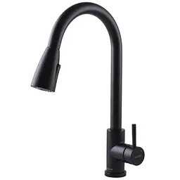 Змішувач для кухні Globus Lux Alpen SBT1-2031-BB Чорний матовий