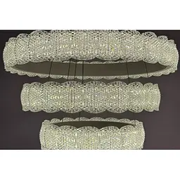 Люстра підвісна Linisoln 1533-50*40*30 WH метал, акрил, білий, 3 лампи - мініатюра 2
