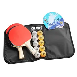 Набір для настільного тенісу Gewo Fun Time 4 Bats 10 Balls (96980000) - мініатюра 2