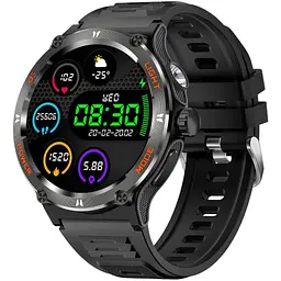 Смарт-годинник Uwatch Smart Advanture з компасом чорний (3234)
