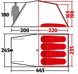 Намет Wechsel Voyager TL Laurel Oak (231071) (DAS301735) - мініатюра 2