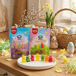 Желейні цукерки Amos 4D Gummy Easter Bunnies 65г - мініатюра 5