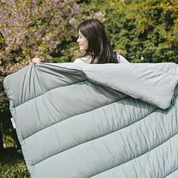 Спальний мішок-ковдра з капюшоном Naturehike M Series CNK2350WS023 MS300, правий, коричневий - мініатюра 8