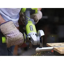 Шліфмашина кутова акумуляторна RYOBI, M18 M18 R18AG-140S, діаметр 115мм (ЗП+1 акум.x 4.0Aг, сумка) - мініатюра 2