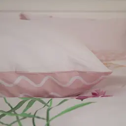 Комплект постільної білизни ТЕП Happy Sleep Flower Wave полуторний світло-рожевий - мініатюра 6