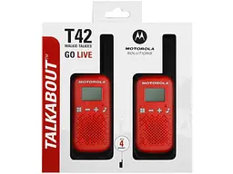 Аматорська портативна рація Motorola Talkabout T42 Red Twin Pack (B4P00811RDKMAW) - мініатюра 12