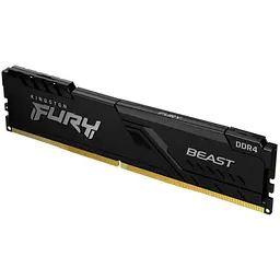 Модуль пам'яті для комп'ютера DDR4 16GB 3600 MHz Fury Beast Black Kingston Fury (ex.HyperX) (KF436C18BB/16)