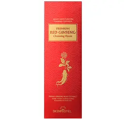 Пінка для вмивання Skinpastel Premium Red Ginseng Foam Cleansing, 150 мл - мініатюра 3