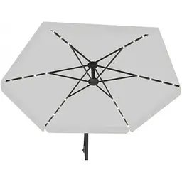Садова парасоля GardenLine GAO1497 з LED підсвіткою Gray [144768] - мініатюра 4