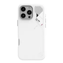 Чохол з екошкіри Aulumu A16 Vegan Leather Case White для iPhone 16 Pro Max - мініатюра 2
