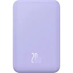 Зовнішній акумулятор Baseus Magnetic Bracket Mini 5000mAh 20W Purple (P10022107513-00) [117954]