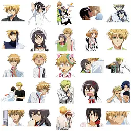 Стікерпак Президент студради - покоївка! Набір наклейок GeekLand Kaichou wa Maid-sama! 50 штук - мініатюра 3