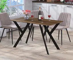 Обідній стіл Ішла 120-65 Loft Design Прямі кути (Горіх Модена)