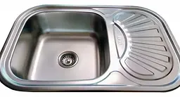 Кухонна мийка Romzha Stela Satin RO48475, Сірий - мініатюра 10