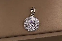 Кулон Xuping Jewelry Гіза 12 мм сріблястий