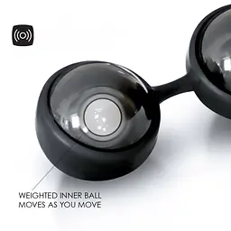Вагінальні кульки Lelo Luna Beads Noir, 2.9 см, чорний - мініатюра 6