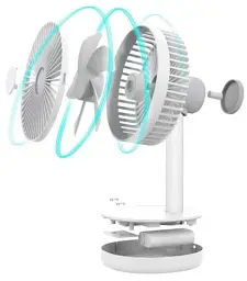 Вентилятор Firen Desktop Small Fan TD1610 White - мініатюра 3