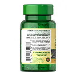Натуральная добавка Puritan's Pride Elderberry Sambucus 1250 mg, 60 капсул - мініатюра 3