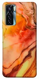 Чохол Demsky Червоний корал мармур для Tecno Camon 17 Pro