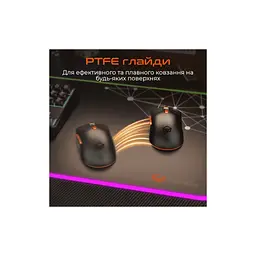 Мишка Meetion GW38 Wireless/Bluetooth/USB Black (MT-GW38-A) - мініатюра 7