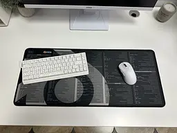 Великий килимок для мишки WorkPlaceShop Поєднання клавіш Blender 900 x 400 мм - мініатюра 7