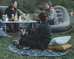 Килимок для пікніка Easy Camp Bilberry Round Carpet 150 cm (180139) - мініатюра 3