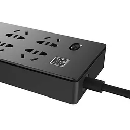 Мережевий фільтр KingMi AIGO Power Strip 6 розеток без USB 1.8м Black [TC0601] [37825] - мініатюра 3