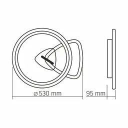 Світильник Videx DECORA 52W (VL-CLD-993-BSL) - мініатюра 3