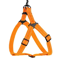 Шлея для собак BronzeDog Active нейлонова помаранчева 2х45-56 см 71/1304 - мініатюра 2