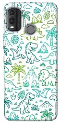 TPU чохол Demsky Dino pattern для Nokia G11 Plus
