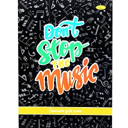 Зошит для нот "Don’t stop the music" Апельсин АП-0404-02 А4, 12 аркушів