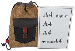 Сумка CoolPack ручної роботи з котону та кіркового дерева sum0027218 - мініатюра 4