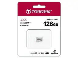 Карта пам'яті Transcend 300S microSDXC UHS-I U3 128 GB (TS128GUSD300S) - мініатюра 2