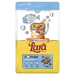 Сухий корм преміум-класу для котів Lara Adult with Salmon ЛАРА ЛОСОСЬ 950 г