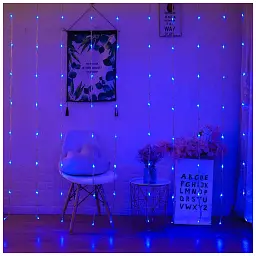 Гірлянда ColorWay штора водоспад 3x3м 300LED 220V синя (CW-GW-300L33VWFBL) - мініатюра 12