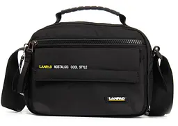Сумка чоловіча Lanpad тканинна чорний (LAN4120 black) - мініатюра 1