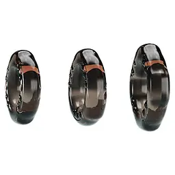 Набір ерекційних кілець Baile Cock Ring Yvonne Set of 3 (чорний) - мініатюра 4