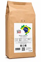 Кава в Зернах Coffe 365 Brasil Santos  1 кг