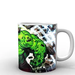 Кухоль GeekLand Халк Hulk comics artwork HU.02.003 330 мл білий - мініатюра 3