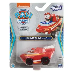 Цуценячий патруль Paw Patrol: Маршал і металевий колекційний рятівний автомобіль Die Cast (серія Aqua Pups), різнобарвний