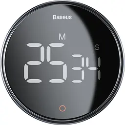 Таймер електронний Baseus Heyo Rotation Countdown Timer Pro dark gray (FMDS000013) - мініатюра 2