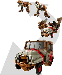 Іграшка трансформер Jurassic World Chase and Roar Dinozaur Transforms Tyrannosaurus Rex (HPD38) - мініатюра 4