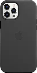 Чохол шкіряний Leather Case MagSafe MHKG3ZM/A (Original) для Apple iPhone 12/12 Pro (6.1") Black