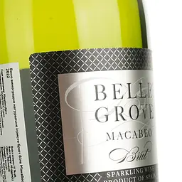Вино ігристе Belle Grove Macabeo брют 0.75 л - мініатюра 4