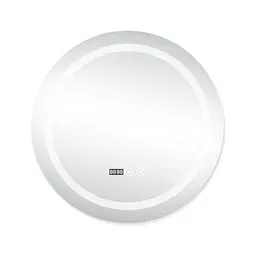 Дзеркало Qtap Mideya 600x600 (DC-F803) з LED-підсвічуванням та антизапотіванням QT2078F803W, Білий - мініатюра 4