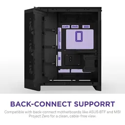 Корпус для ПК NZXT H9 Flow RGB Dual-Chamber All Black (CM-H92FB-R1) - мініатюра 8